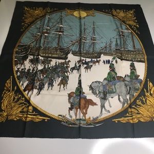 HERMÈS Philippe Ledoux Paris Napoleon 1984 Scarf